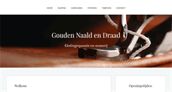 Desktop Screenshot of goudennaaldendraad.nl